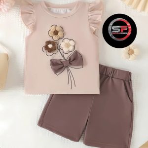 এলিগেন্ট ফ্লোরাল কটন সেট