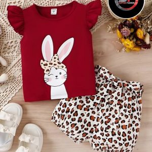 চতুর বানি কটন সেট (লেপার্ড প্রিন্ট)